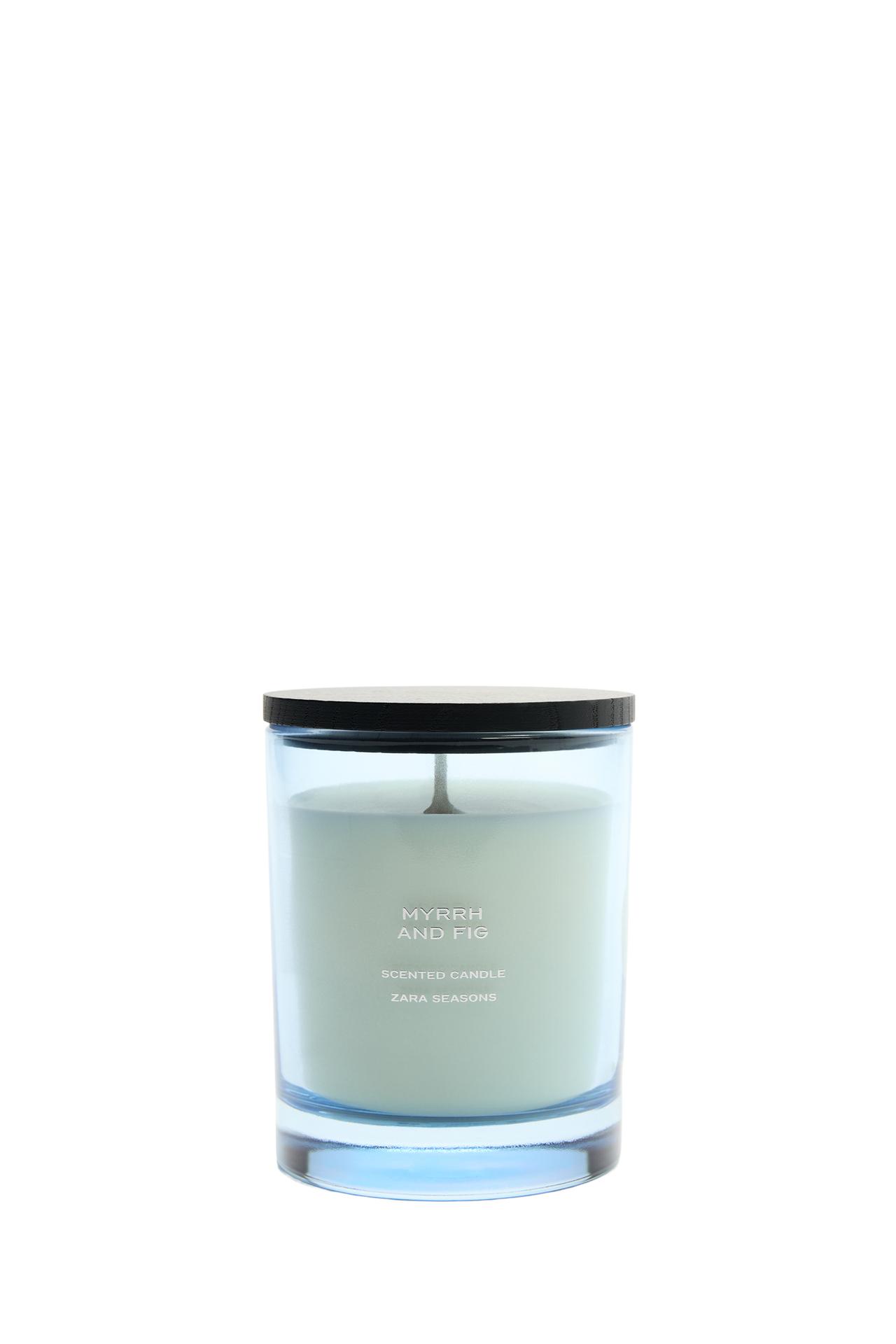MYRRH AND FIG SCENTED CANDLE 200G — TINTED LEATHER