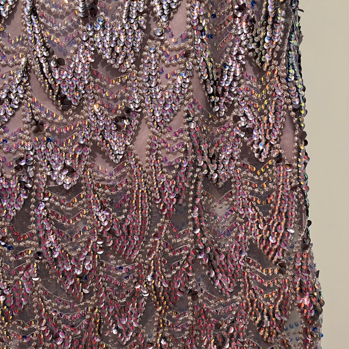 SEQUINNED MIDI SKIRT - Image 4
