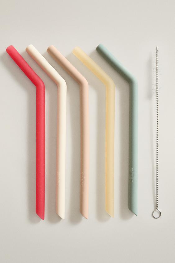 ENSEMBLE PAILLES SILICONE ENFANT (LOT DE 5) - Multicolore de Zara - Image 0