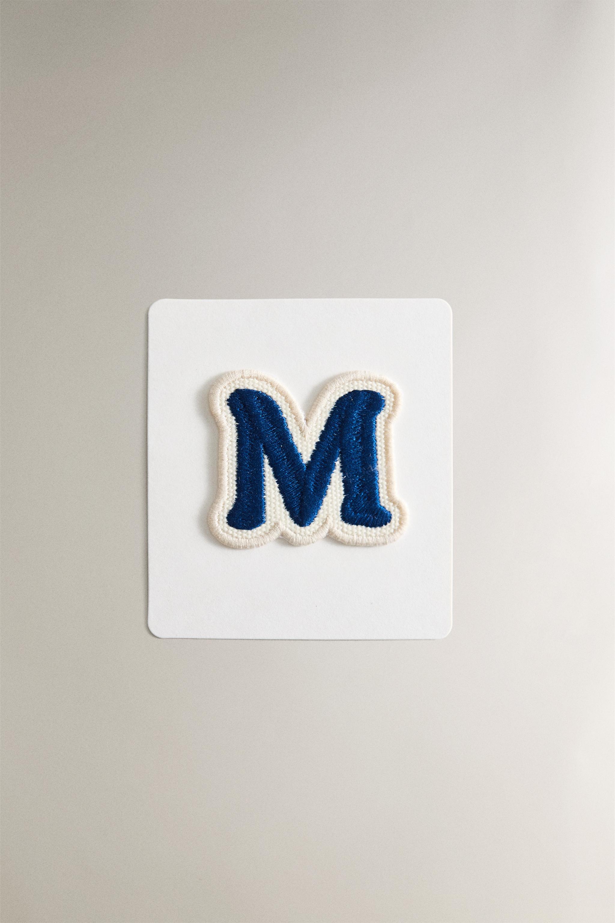 MWOOT Lettre Thermocollante Textile,12 Pièces Écussons à Repasser