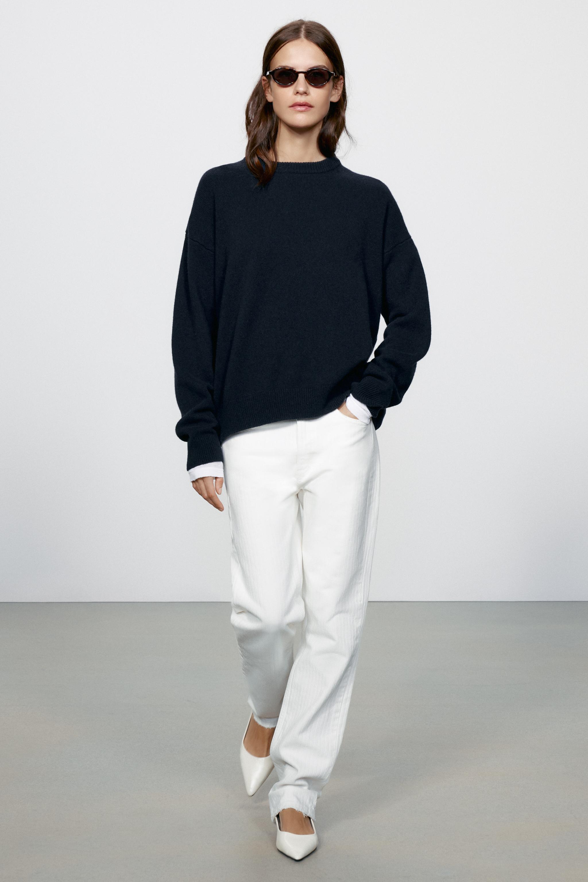 PULL BASIQUE CACHEMIRE ET LAINE