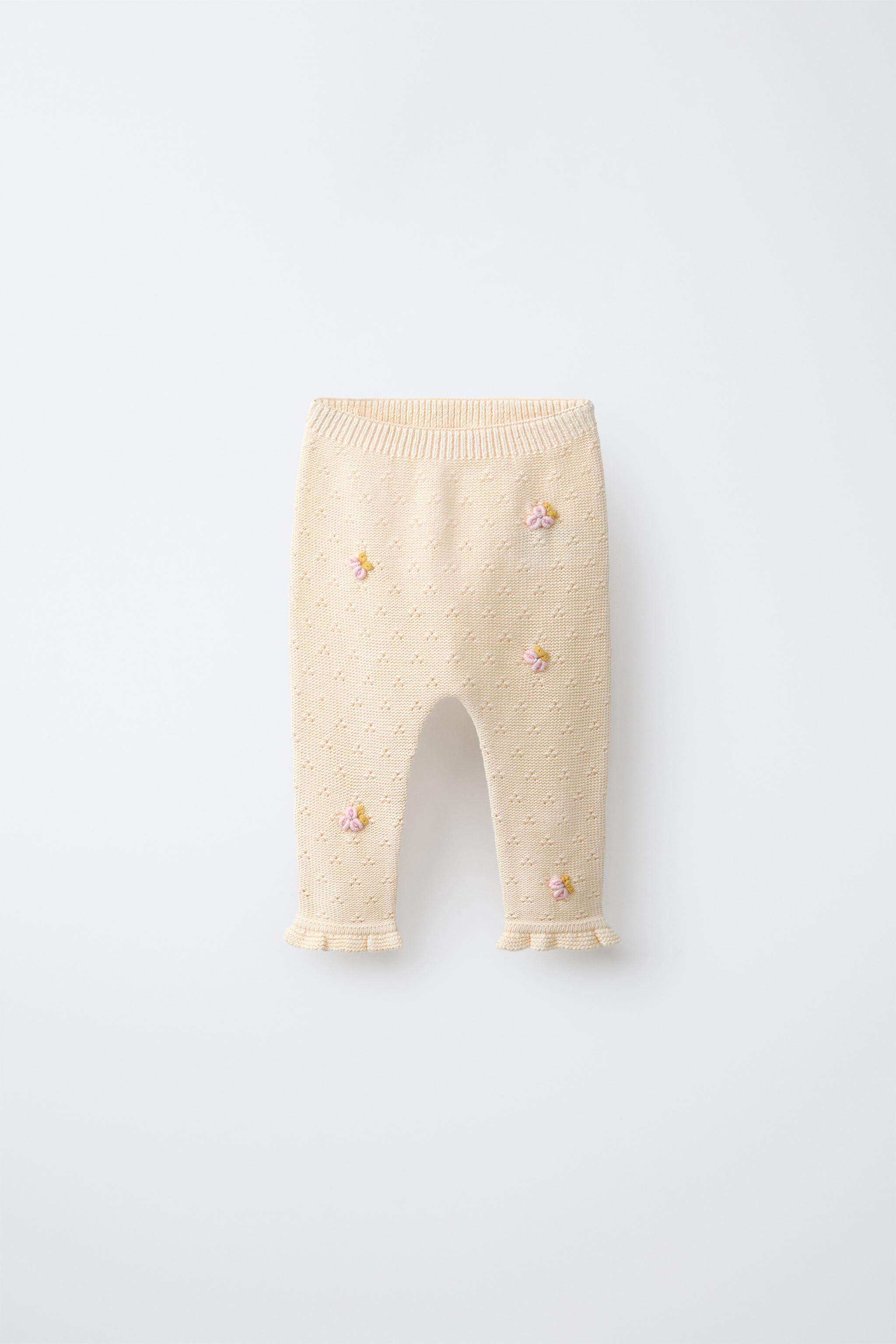 Детские брюки Zara OPENWORK AND BOBBLE PANTS