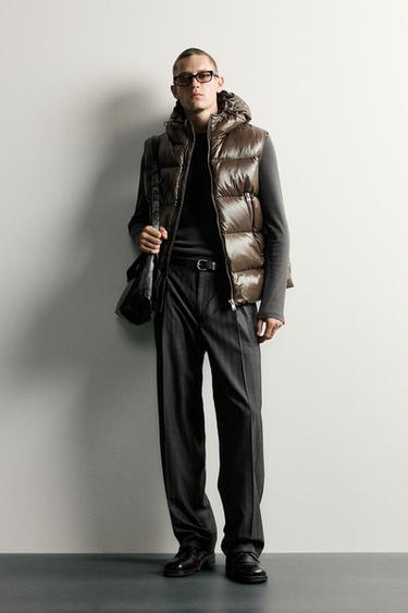 WATER-REPELLENT 60% DOWN - 40% FEATHER GILET - Ochre by Zara - Image 0