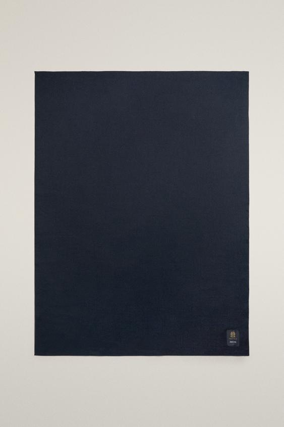 COUVERTURE LIN MANTECO - Bleu de Zara - Image 0