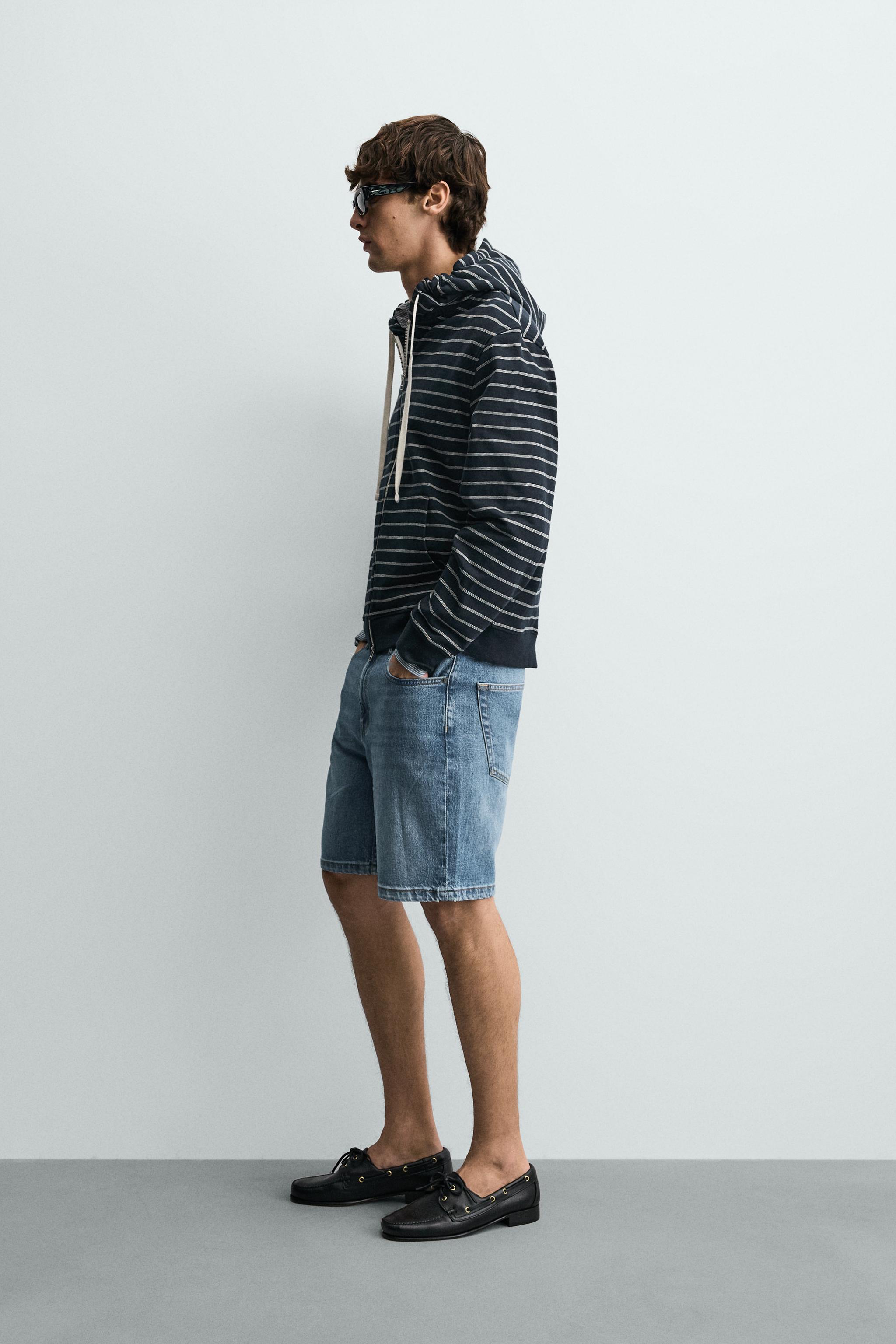 BERMUDA EN JEAN REGULAR FIT