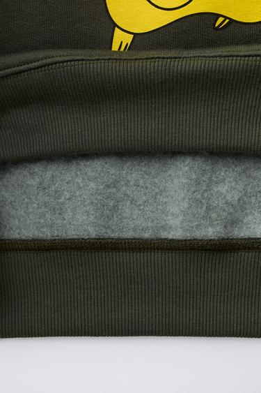 PIKACHU POKÉMON™ HOODIE - Dark bottle green by Zara - Image 3