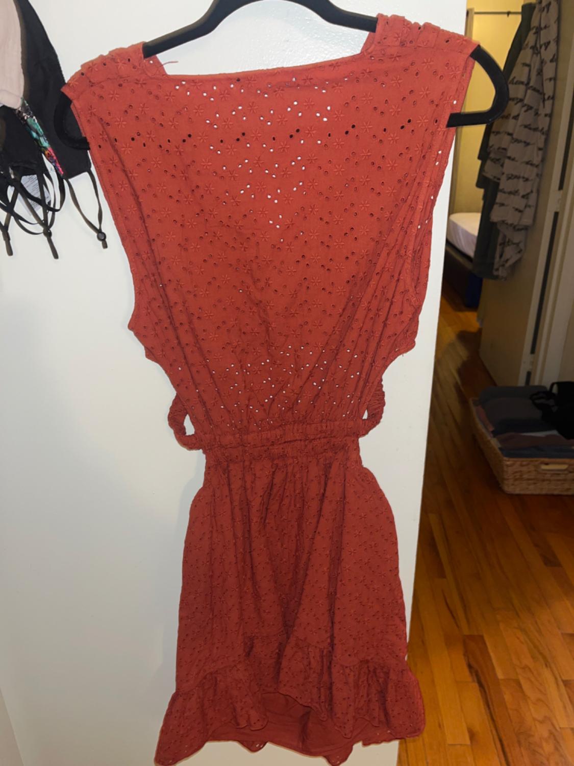 OPENWORK EMBROIDERED DRESS - Image 3