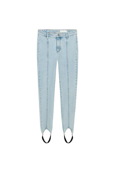 JEANS FUSEAU ZW COLLECTION - Azul de Zara