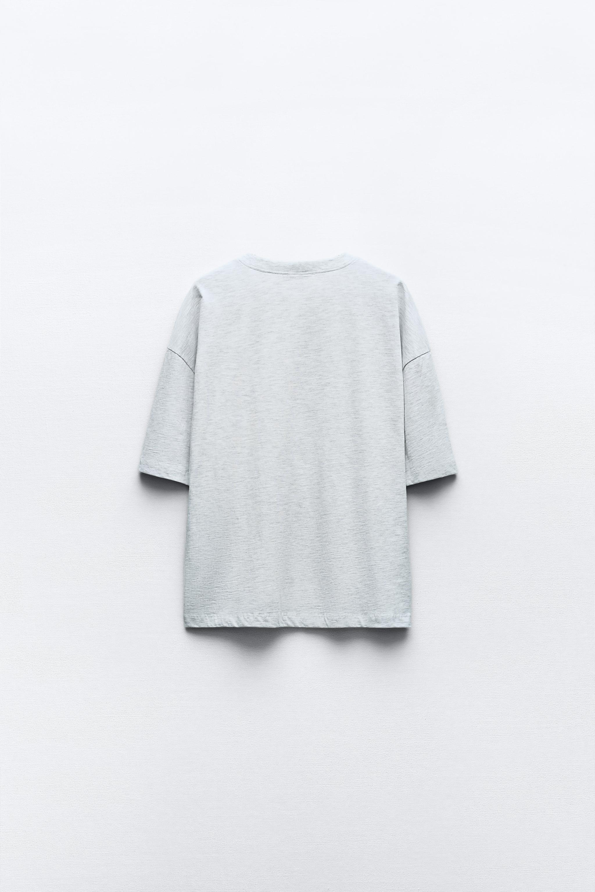 テキスト Tシャツ - ホワイト | ZARA Japan / 日本