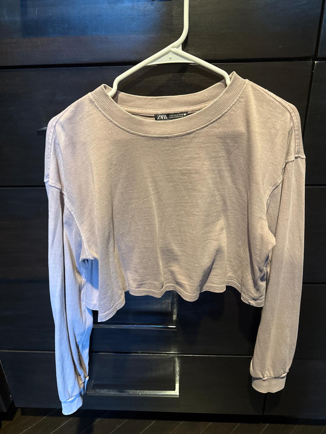 CROPPED WASHED SHIRT