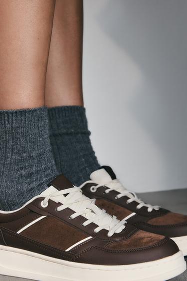 TENNIS MIXTES - Marron de Zara