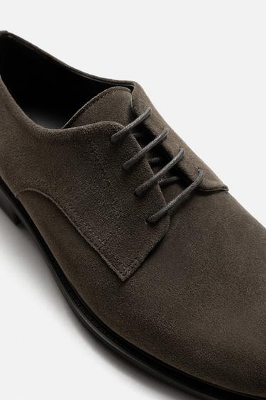 LEATHER SMART SHOES - Brown by Zara - Image 3