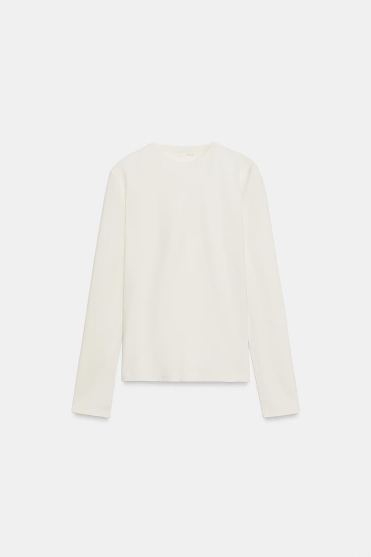 Long sleeve interlock T-shirt