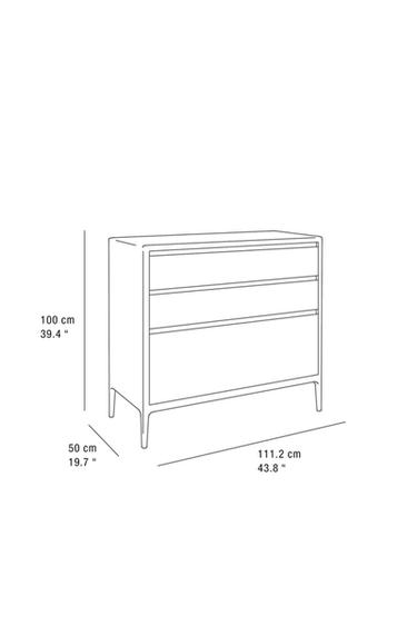 COMMODE EN BOIS TROIS TIROIRS - Marron de Zara - Image 6