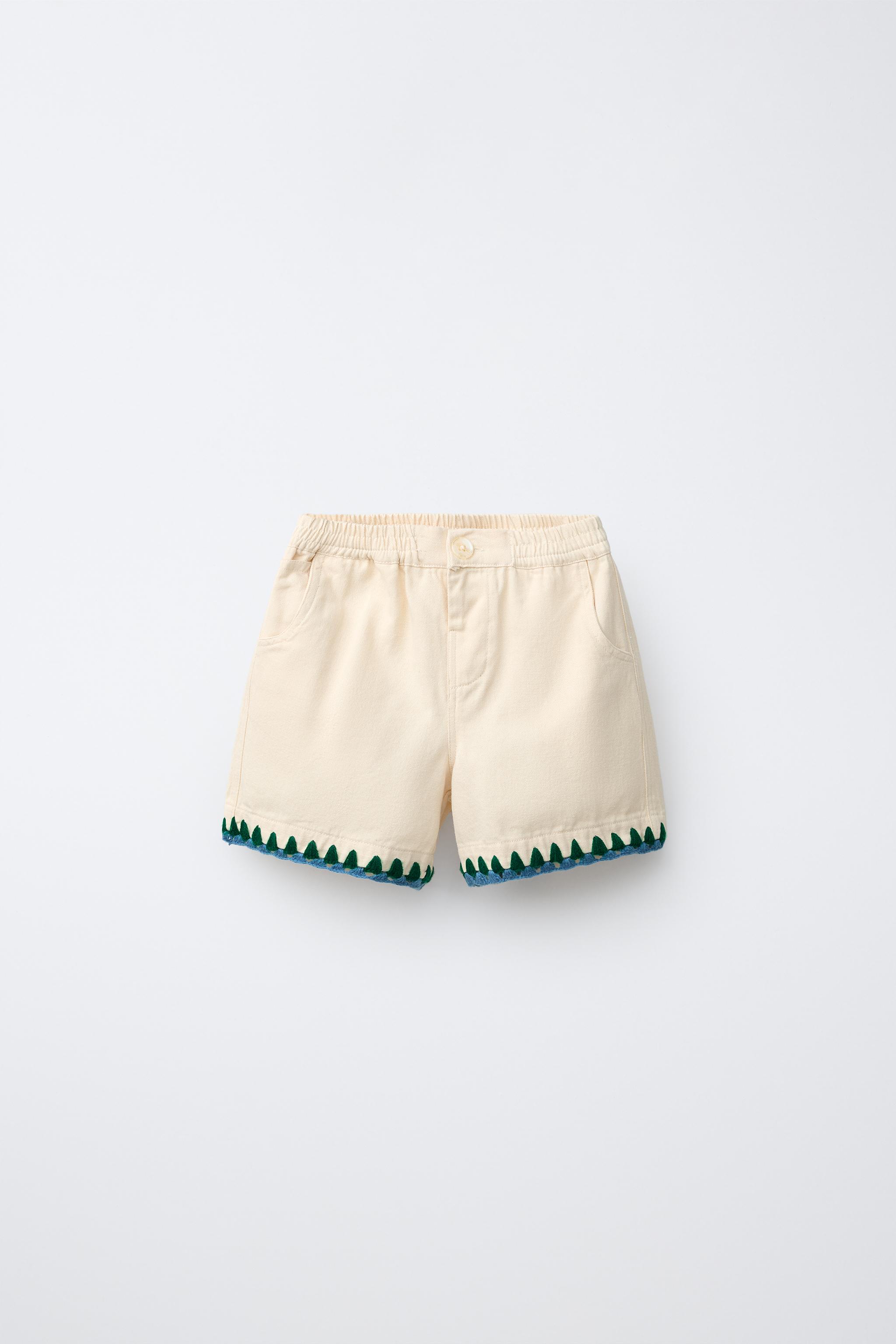EMBROIDERED SHORTS