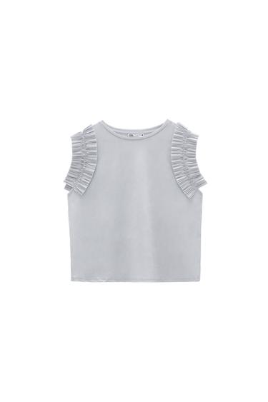 CAMISETA COMBINADA VOLANTES