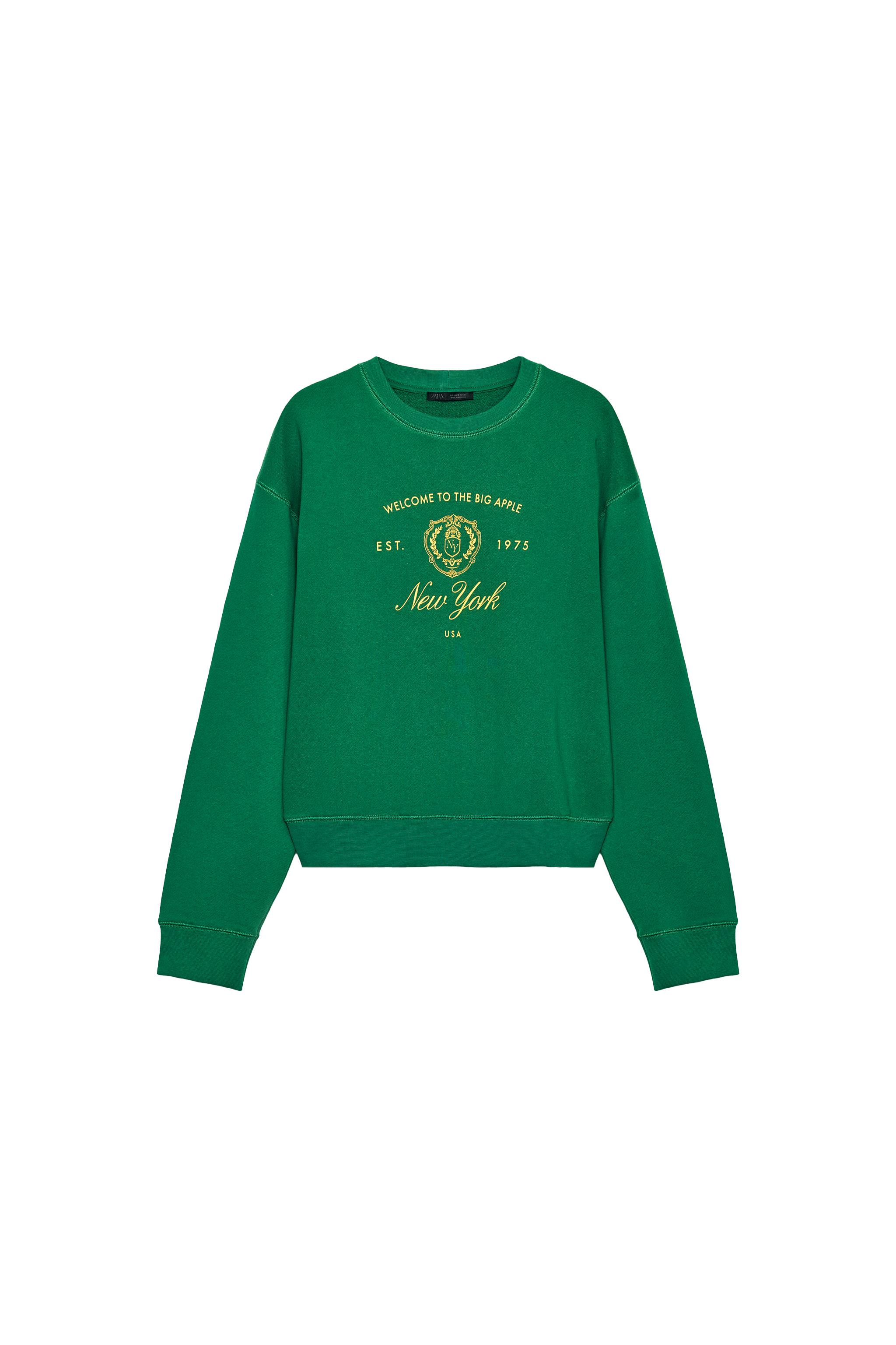 SUDADERA FELPA NEW YORK