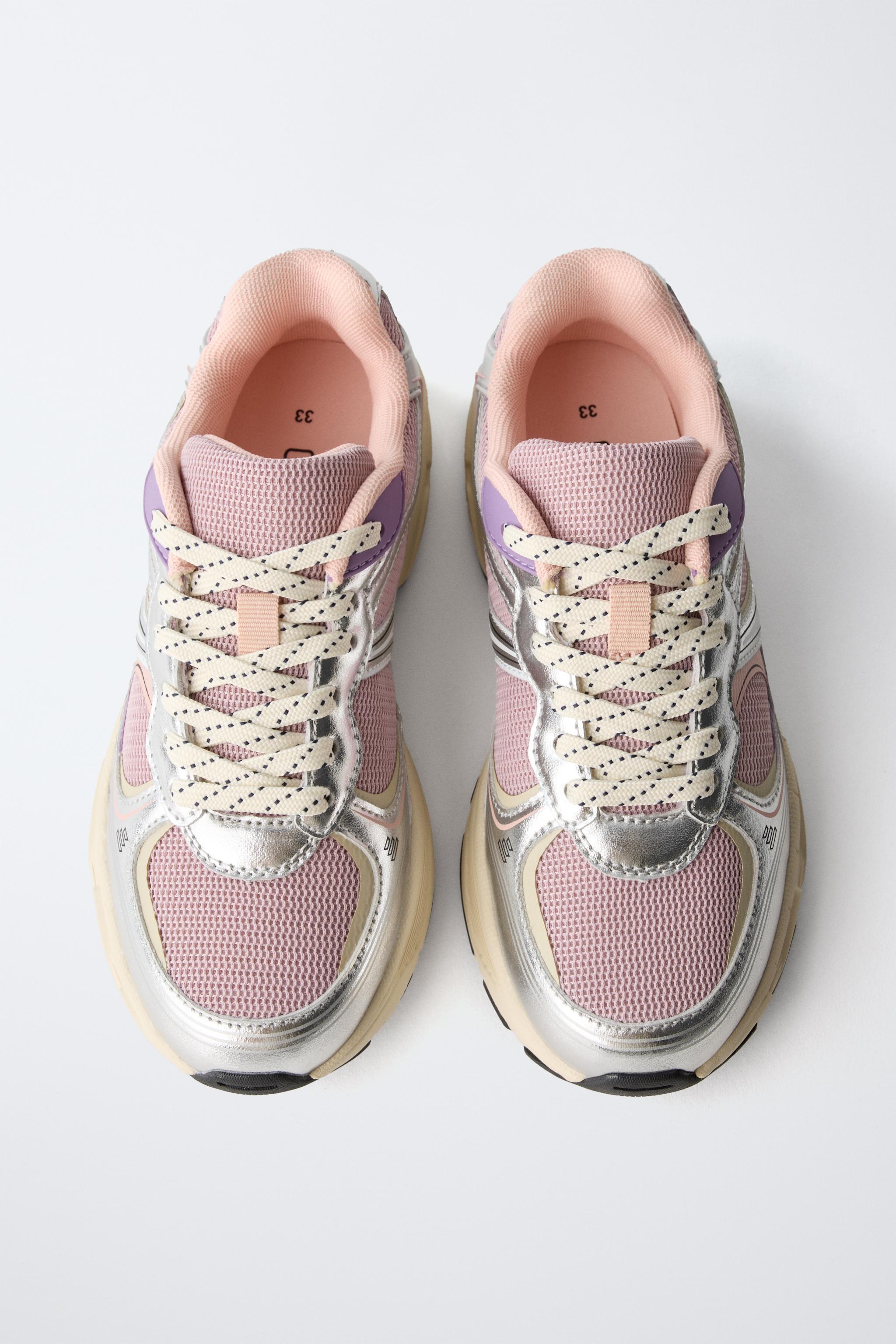 らら メッシュスポーツスニーカー - ライラック | ZARA Japan / 日本