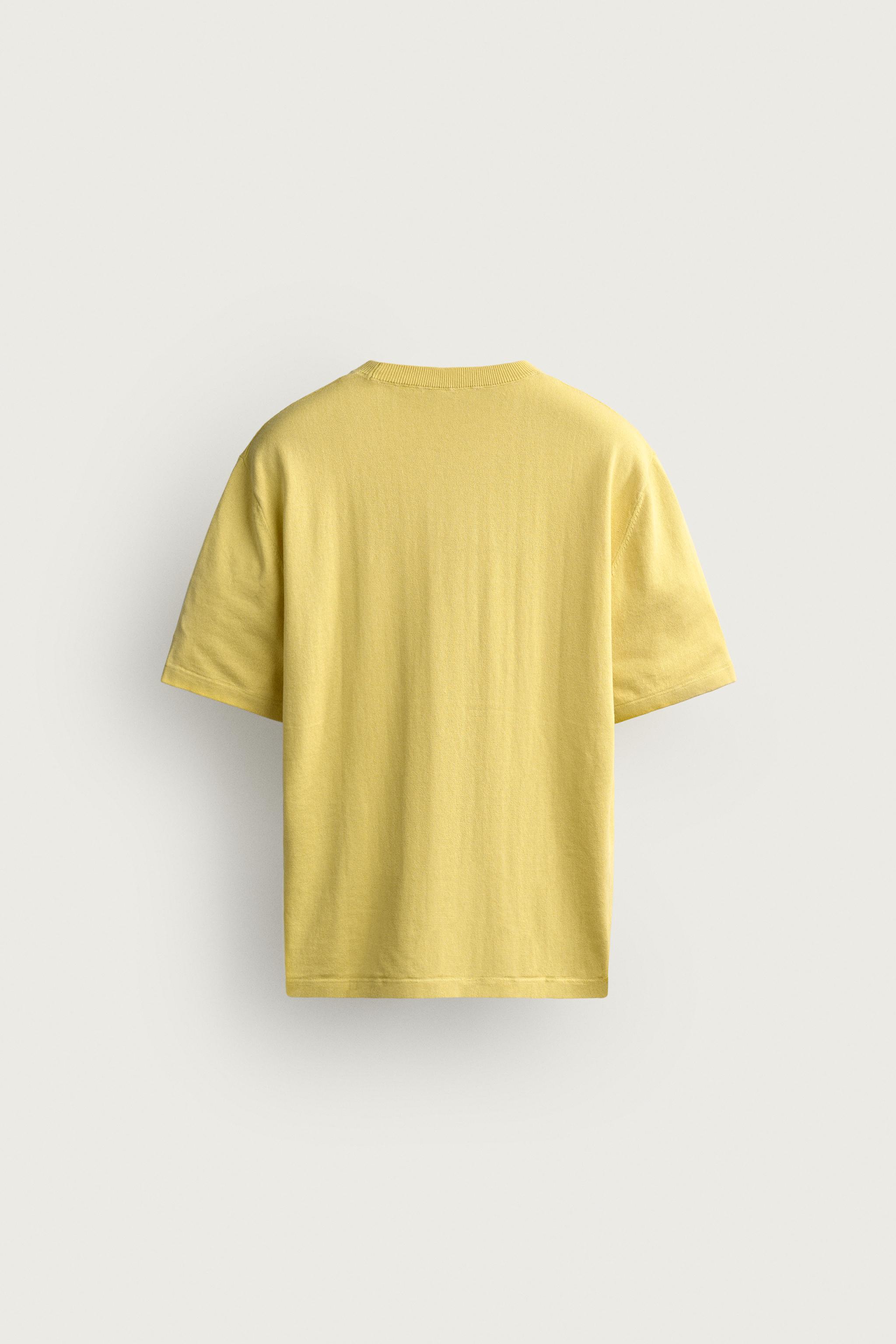 T-SHIRT EN MAILLE COUPE REGULAR