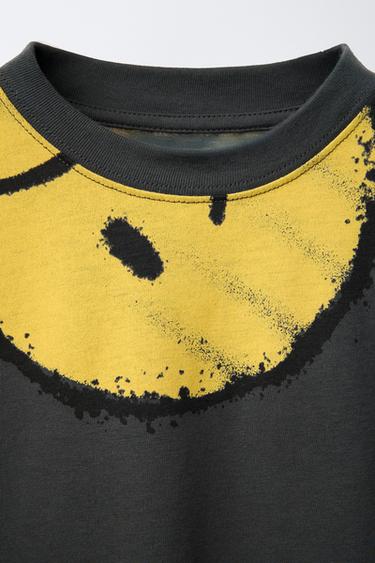 T-SHIRT IMPRIMÉ SMILEYWORLD ® - Gris anthracite de Zara - Image 2