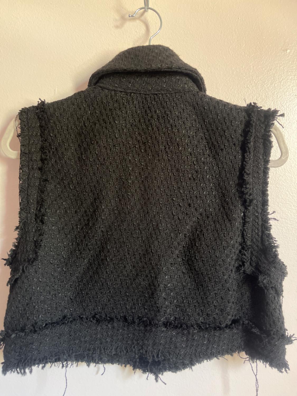 TEXTURED CROPPED VEST - Image 2