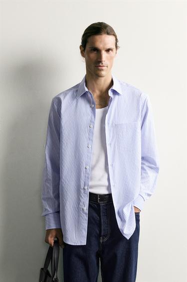 CAMISA REGULAR FIT RAYAS - Rayas de Zara