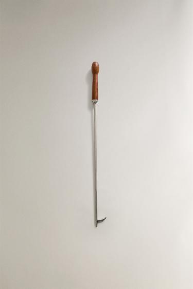 STEEL FIREPLACE POKER - Silver by Zara