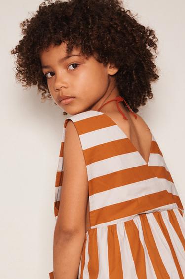 LIMITED EDITION STRIPED POCKET DRESS - Orange by Zara - Image 5