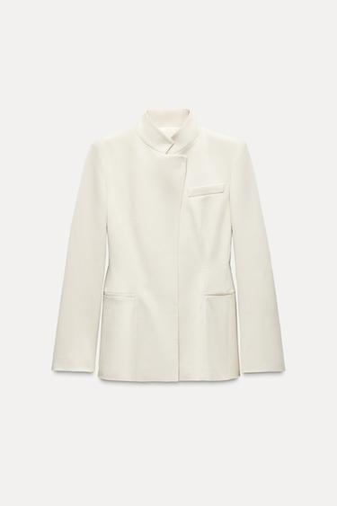 PŘILÉHAVÝ BLEJZR ZW COLLECTION - Přírodní od Zara