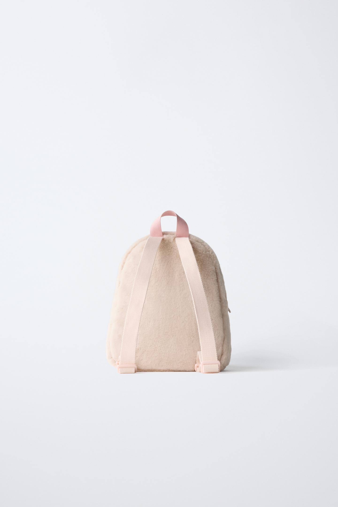 Рюкзак Zara Faux Fur Kitten для детей, цвет: Молочный белый — фото 5