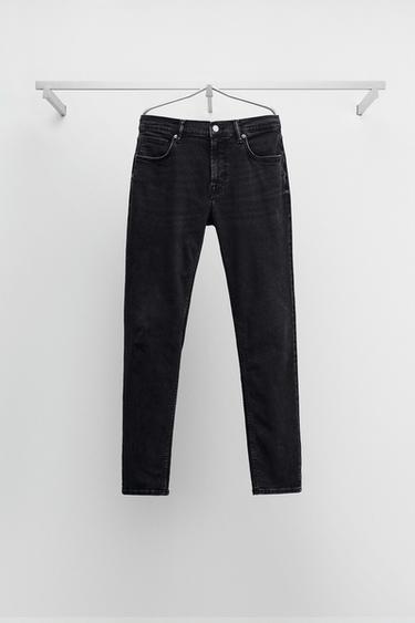 SLIM FIT JEANS - Black by Zara