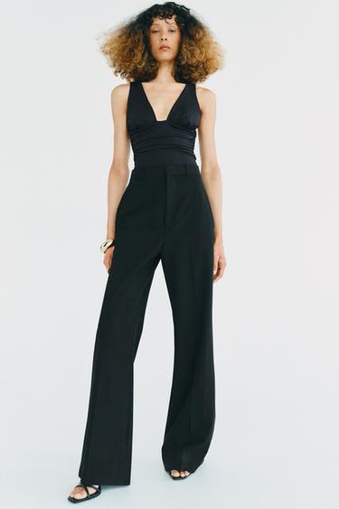 BODY POLIAMIDA ESPALDA ABIERTA - Negro de Zara