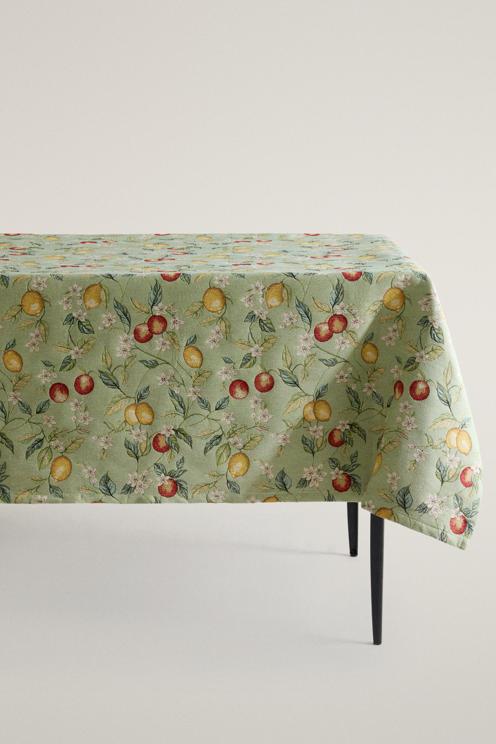 NAPPE JACQUARD MOTIFS FRUITS