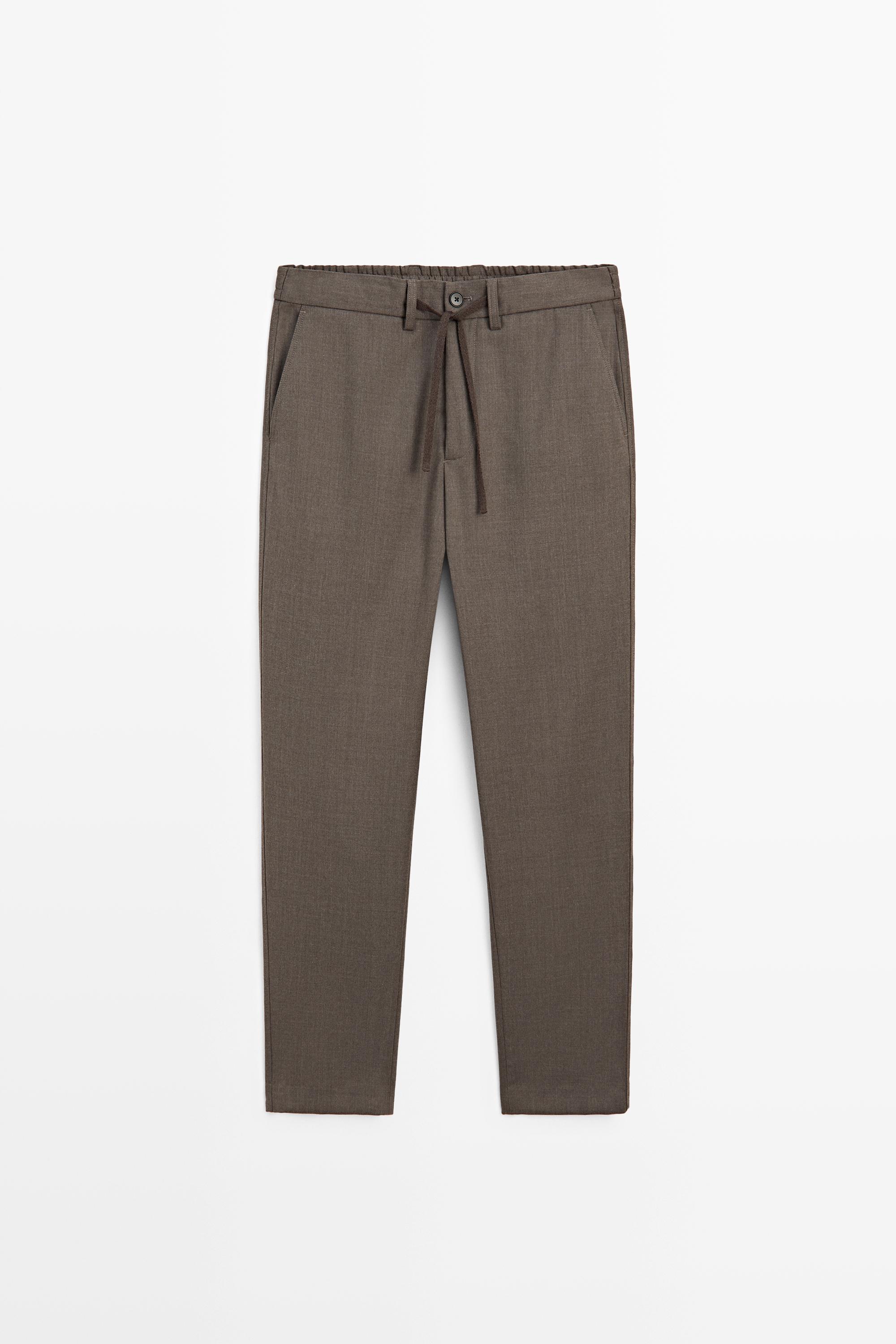 Pantalon en laine total look