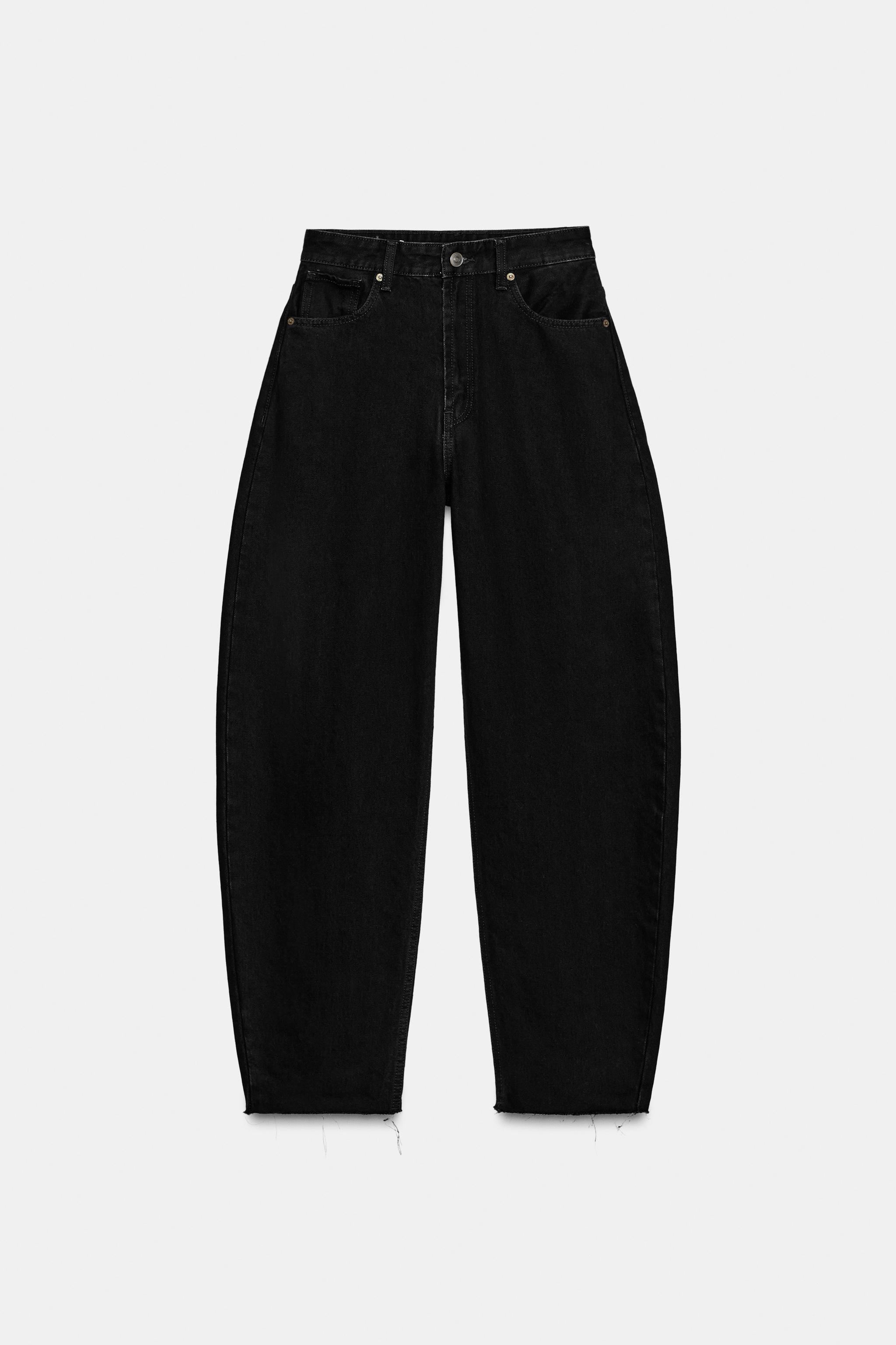 HIGH WAIST TRF BARREL JEANS