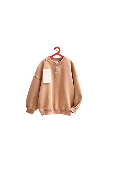 ZARA TIMELESS - PLAIN SWEATSHIRT - Light orange by Zara