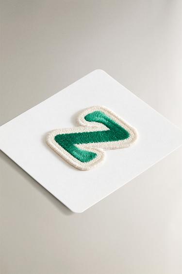 THERMO-ADHESIVE LETTER Z PATCH - Blue by Zara - Image 1