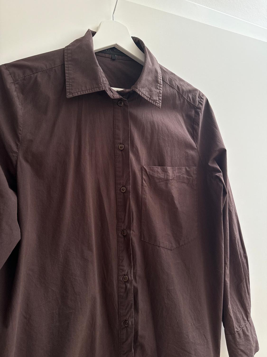 ZW COLLECTION POPLIN SHIRT WITH POCKET - Image 2