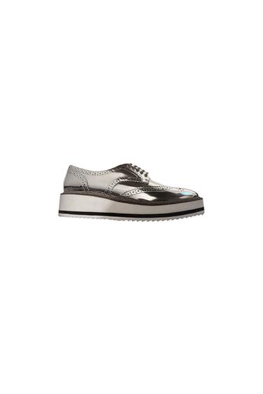 SAPATOS BLUCHER METALIZADOS