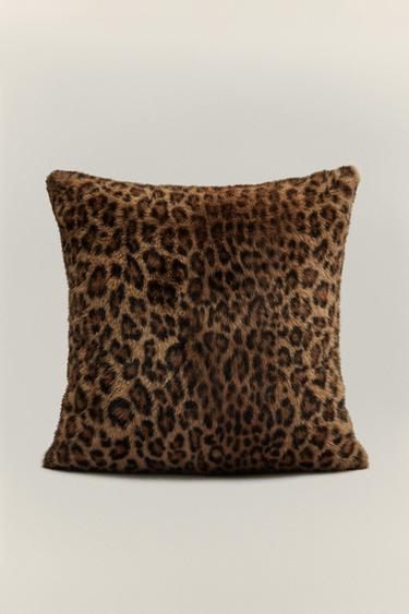 FUNDA COJÍN PELO ANIMAL PRINT - Leopardo de Zara