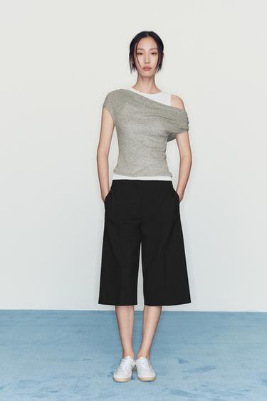 ZW COLLECTION LONG BERMUDA SHORTS - Black by Zara