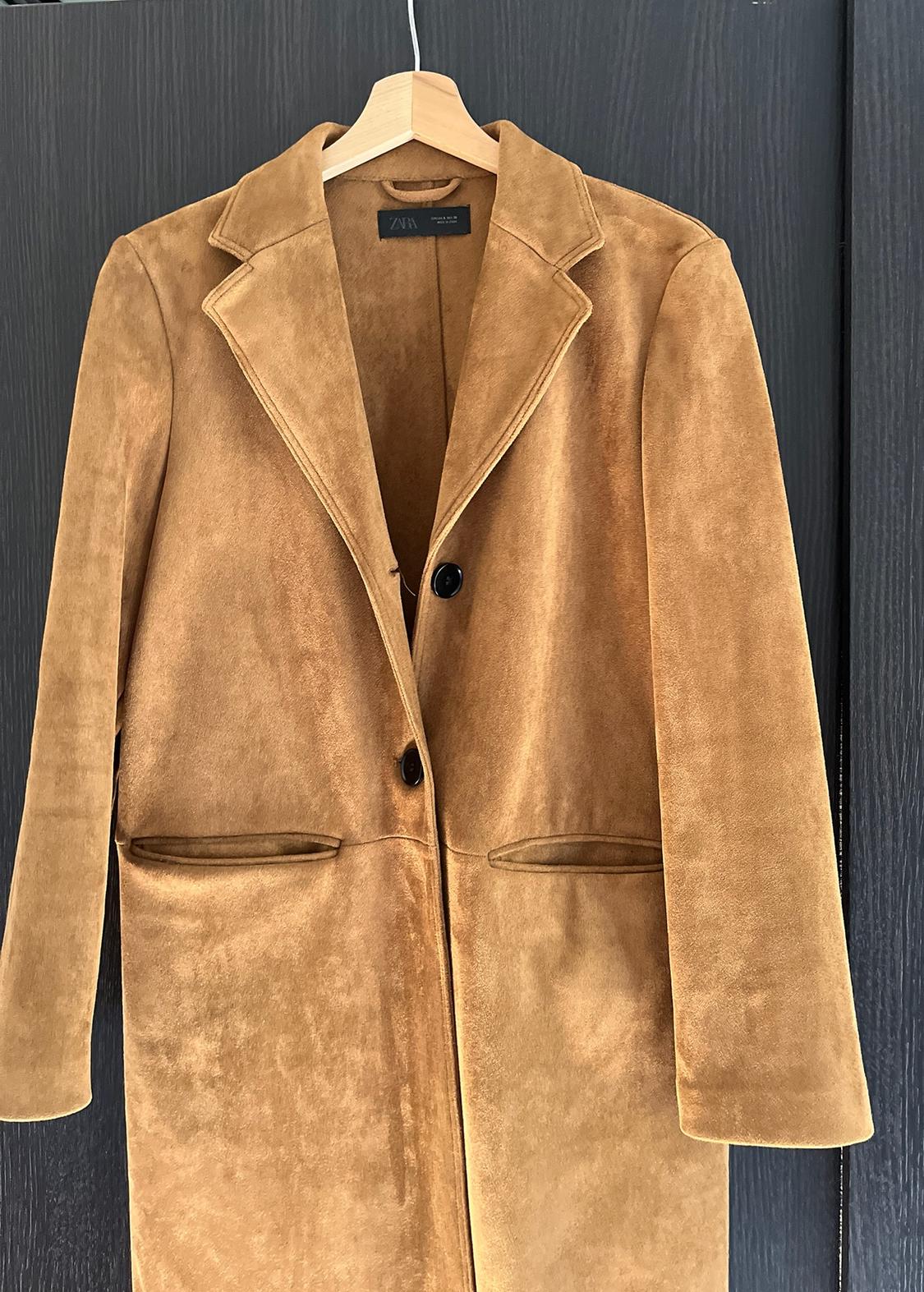 FAUX SUEDE FROCK COAT - Image 3