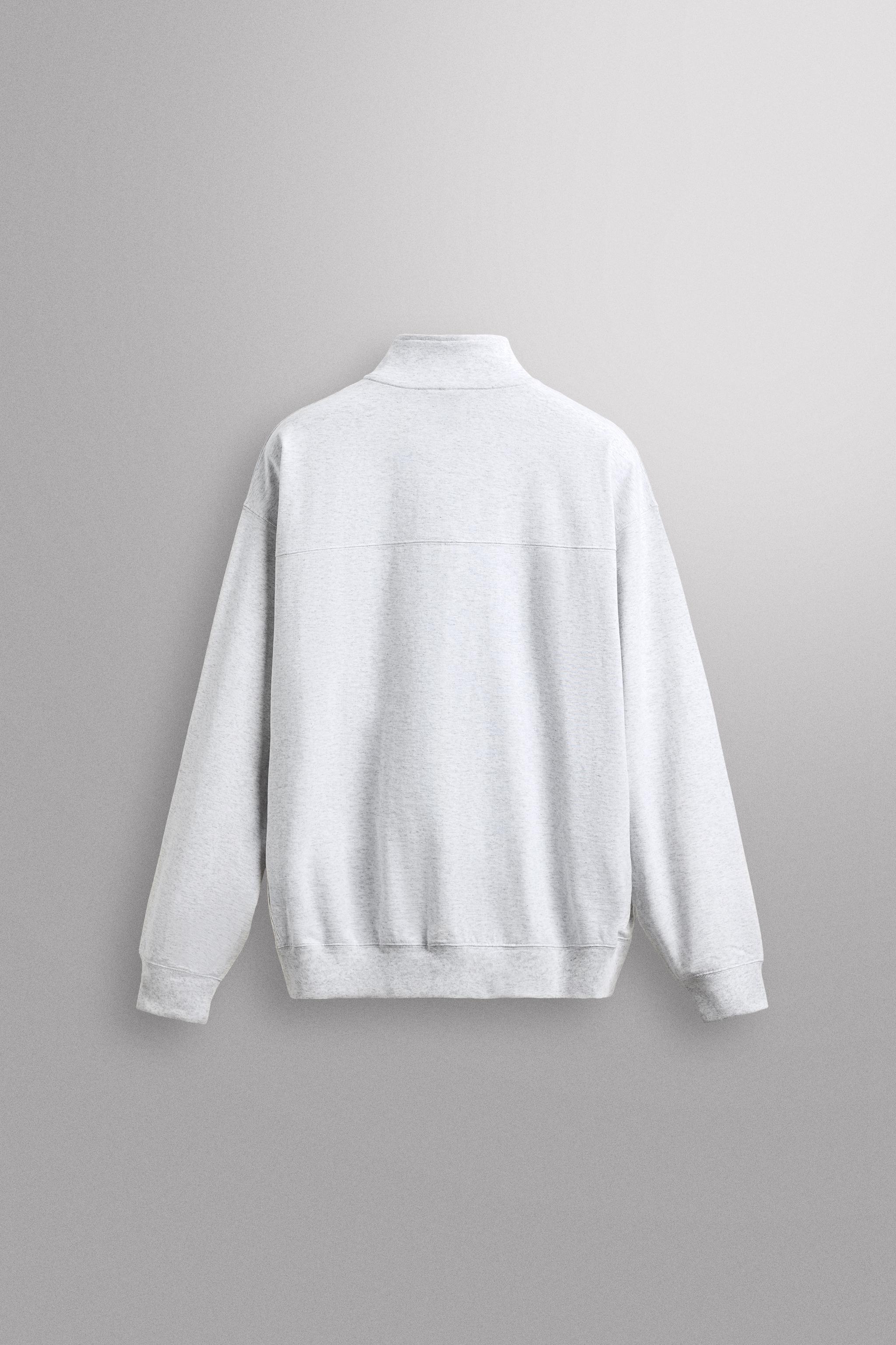 SWEAT ZIPPPÉ RELAXED FIT