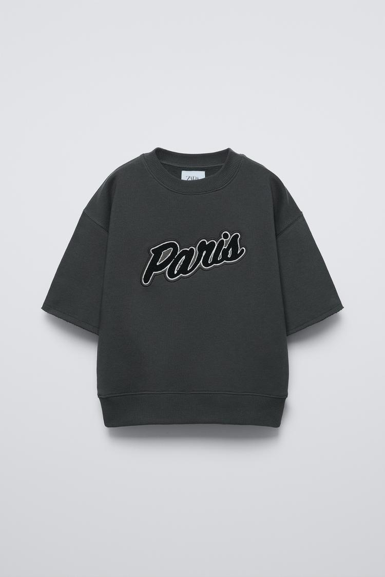 PLUSH RUFFLY PATCH TOP