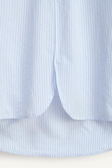 LIMITED EDITION CHECK TRIM STRIPED SHIRT - striped by Zara - Image 7