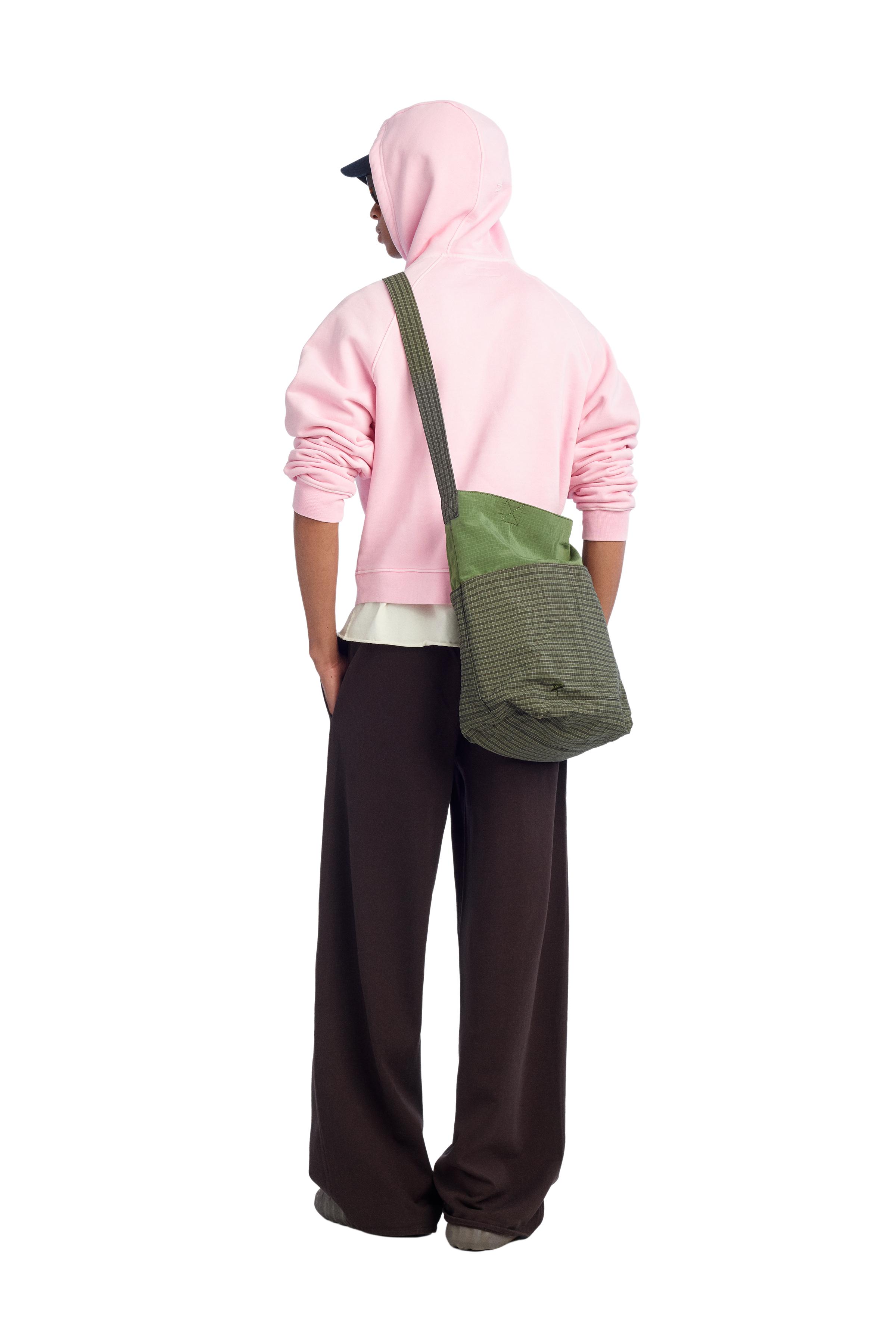 FABRIC SHOPPER BAG — Green