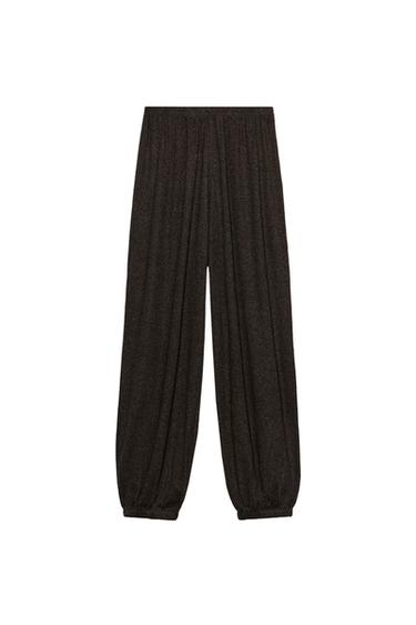 PANTALÓN BOMBACHO - Marrón vigoré de Zara