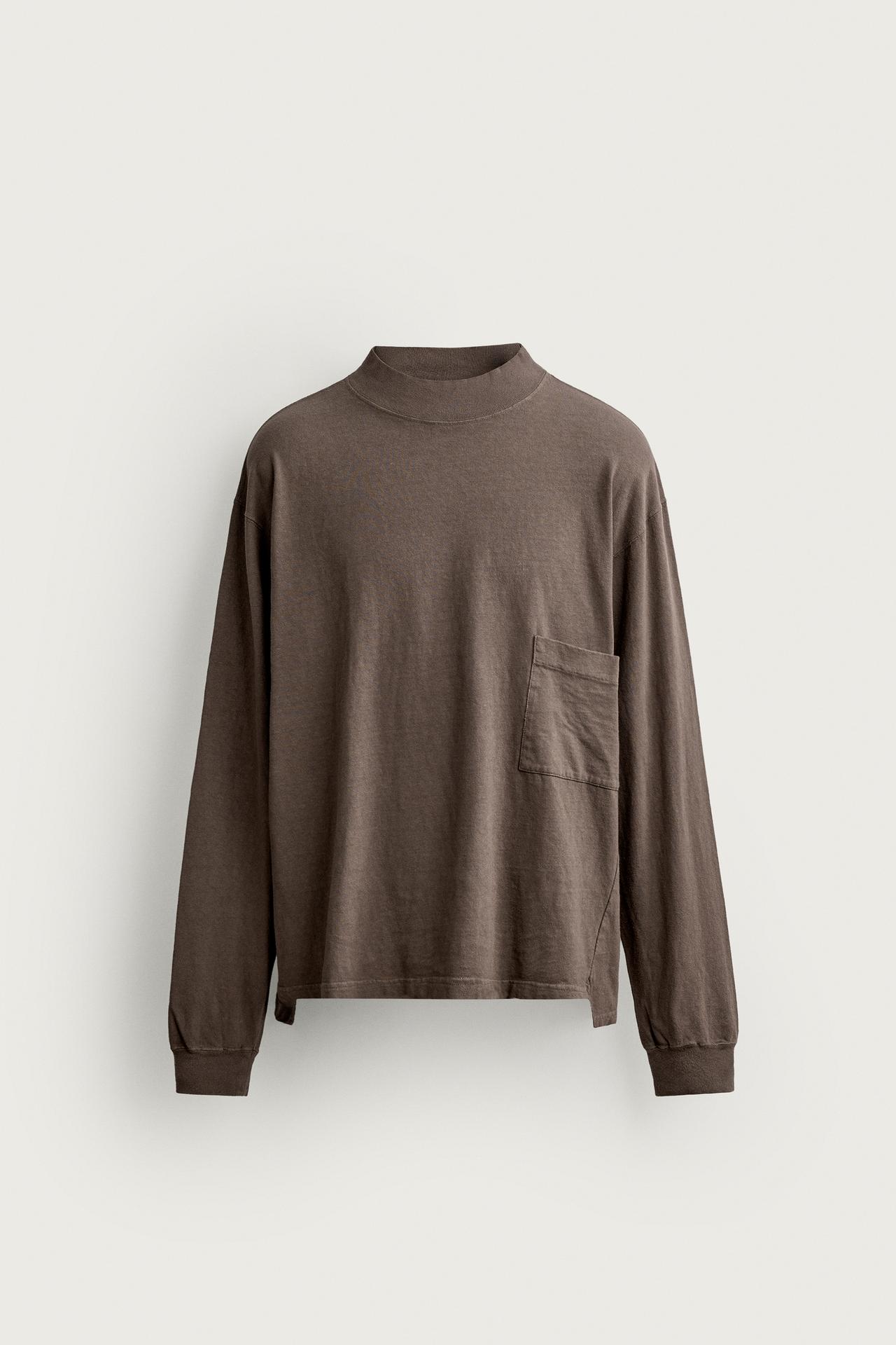WASHED BOXY FIT T-SHIRT 2026 TANAKA NY TYO LTD.© — Brown