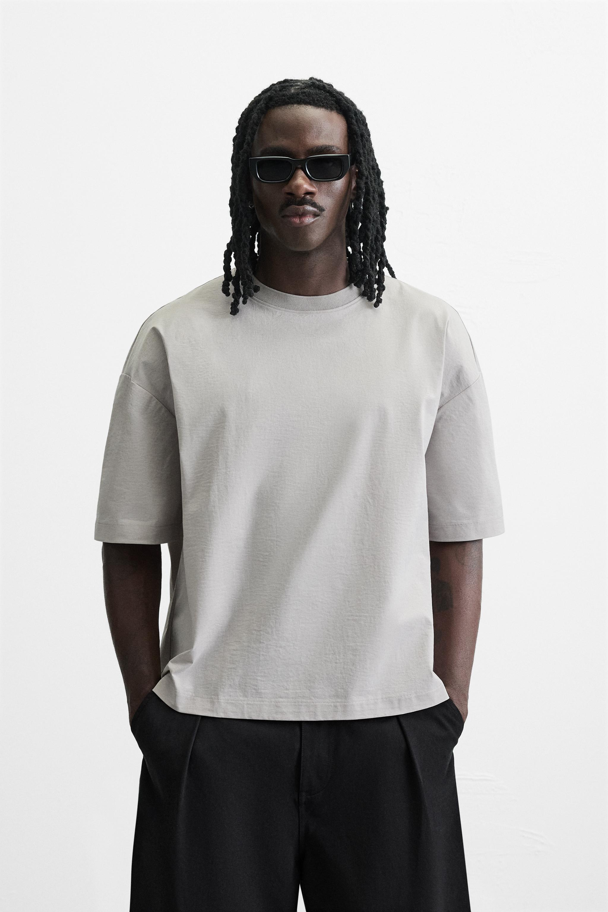 【関税込】 マンツーマンTシャツ - パールグレー オフィT／Tシャツ／半袖／ウォッシャブル／接触冷感／プレー