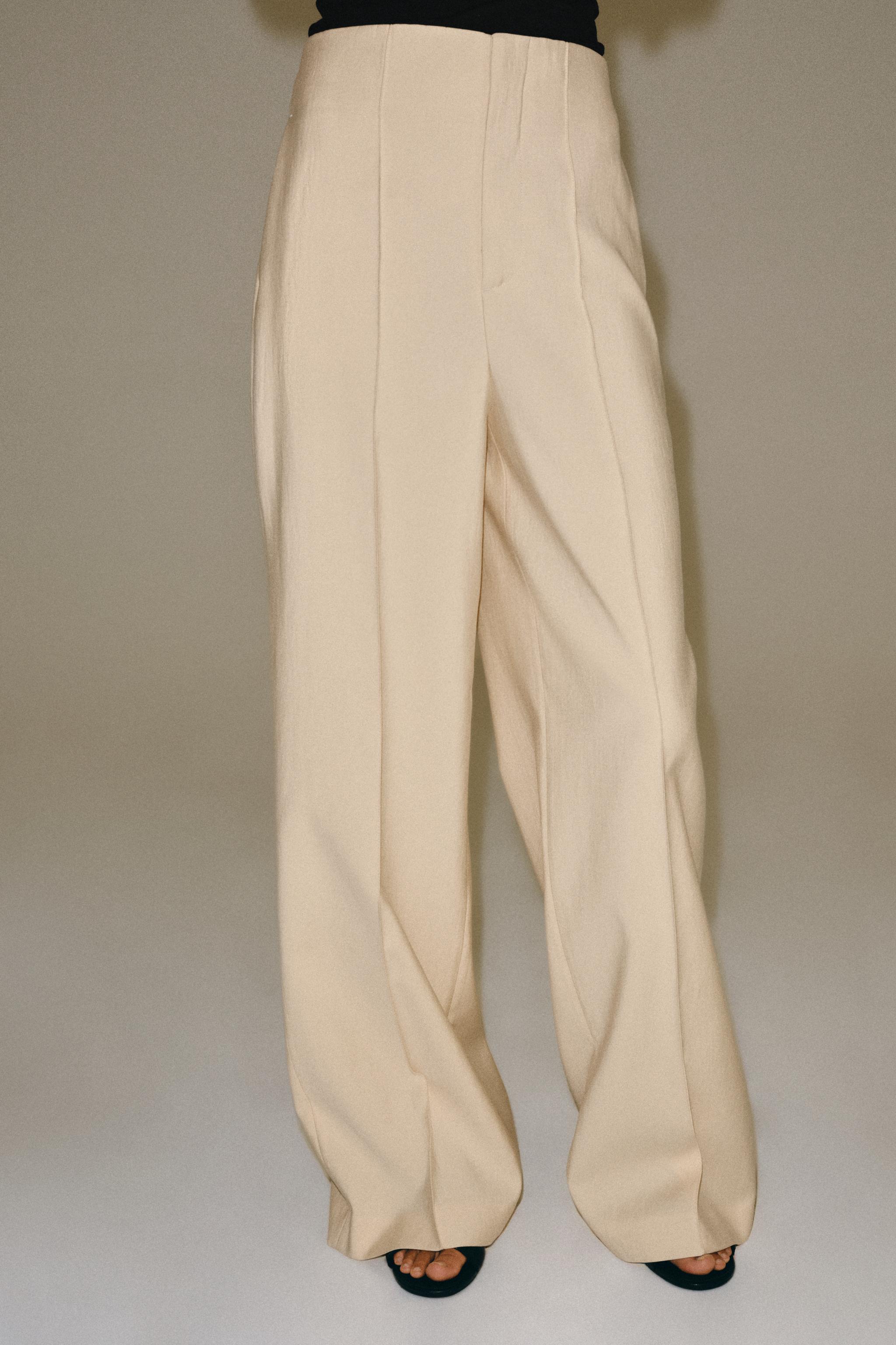 ZW COLLECTION MID-RISE TROUSERS